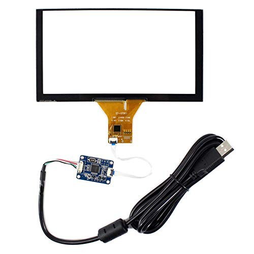 VSDISPLAY タッチスクリーン 対応 6.2インチ 解像度800x480 16:9 液晶パネル 静電容量方式 プラグアンドプレイの通販は 5,511円