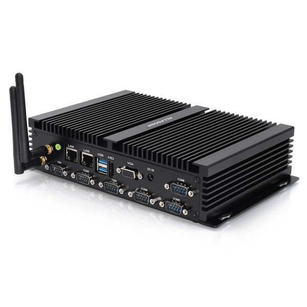 ミニPC Windows 10 Core i5 4200Uミニパソコン8GB メモリー 256GB SSDミニコンピュー USB3.0 HDMI VGA ファンレス産業用PC RS232 RS485 COM WIFI ALLASONE