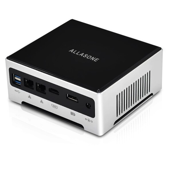 ミニPC Windows 11 Pro 小型pc 第11世代 Core i7-1165G7,ミニパソコン16GBDDR4 RAM 512GB 高速 M.2 NVME SSD、小型パソコン 2 LAN、USB3.0 HDMI DP Mini PC 4K WiFi ALLASONEの通販は