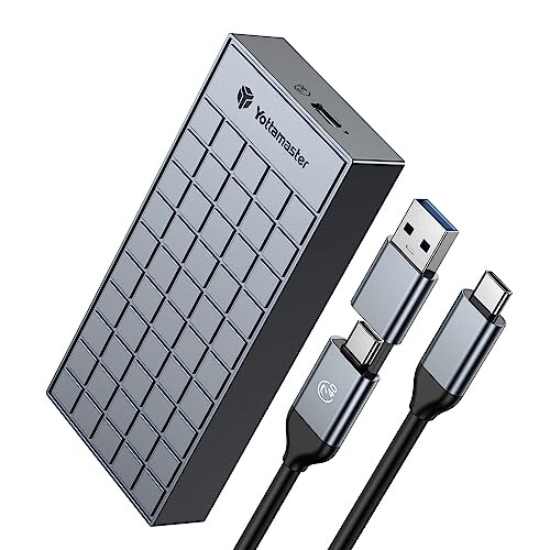 Yottamaster M.2 SSD 外付けケース 40Gbps超高速 高放熱 氷たい感じのデザイン USB4 Thunderbolt3/4互換性あ NVMe M2 SSDケース USB3.2/3.1/3.0互換性あり 高度なアルミ製 M.2 SSD外付け エンクロージャ 高速 USB