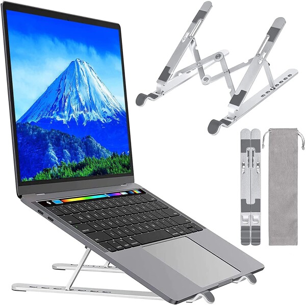 Relovi ノートパソコンスタンド パソコンスタンド PCスタンド ノートパソコンデスク 折りたたみ式滑り止め 7段階高さ調節可能 安定性 RELOVI ノートパソコンスタンド パソコンスタンド PCスタンド ノート