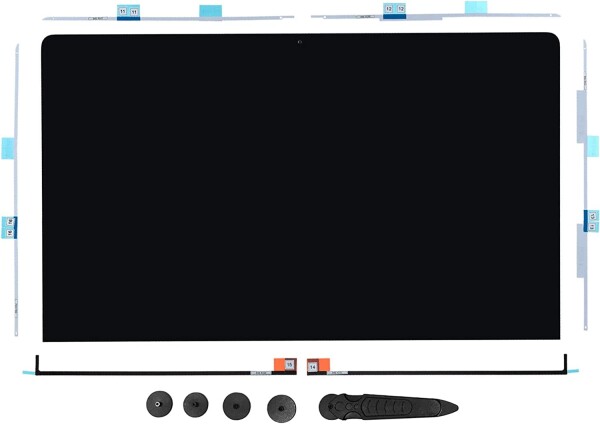 Shanskrit iMac15,1 iMac Retina 5K 27インチ A1419 2014年後期 2015年中期 EMC2806 MF885 MF886 LM270QQ1 SD A1 A2 対応交換用ガラス液晶パネルです