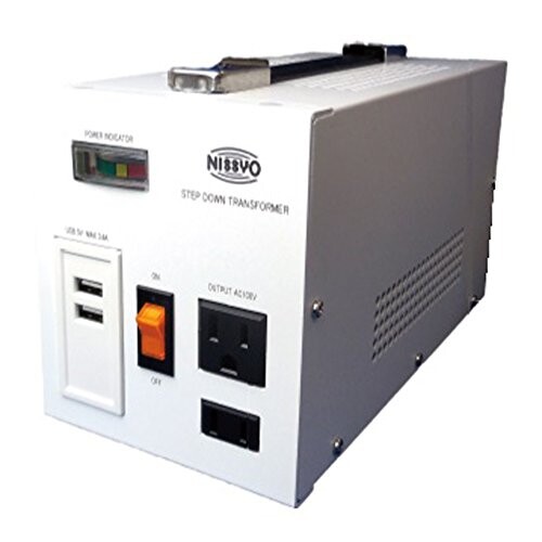 日章工業 ダウントランス ホワイト 800W SPXシリーズ USB付 800W SPX-800の通販は