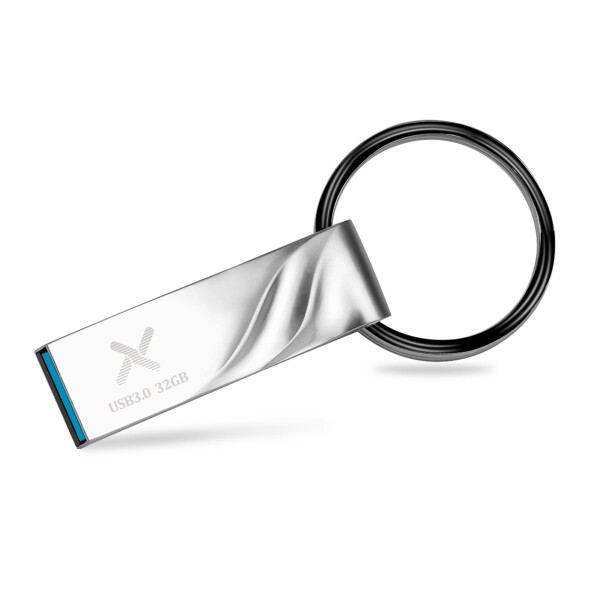 SOOYA USBメモリ 32GB USB3.0 高速USB 超小型 大容量 亜鉛合金ボディ USBメモリ 防塵 耐衝撃 Windows/Mac対応 Silver