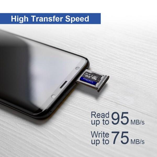 LinkMore 512GB マイクロSDカード Nintendo Switch対応/MicroSDXCカード / U3 / A1 / V30 / SDアダプター付 (最大読込95MB/s)_6