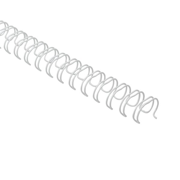 RAYSOONER WR-14.3 ダブル鉄リング 製本用 34穴 1/3ピッチ 穴径14.3mm A4/B5対応 ホワイト 100本入の通販は 6,917円