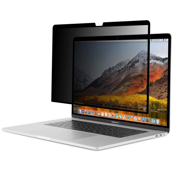 moshi Umbra for MacBook Pro(プライバシースクリーンプロテクター) 枠に貼るタイプで簡単貼り付け 全面に貼らないので確実な気泡フリー 洗って貼り直し可能 製品登録で10年グローバル保証 台