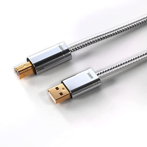 ddHiFi TC09BA USB-AからUSB-Bまで転換ケーブル ダブルシールドHIFIデコードオーディオ信号アップグレードライン ケーブル長さ50cm
