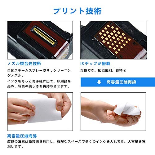 LSlooksee Canon用 キヤノン用リサイクルインクカートリッジ 2個セット