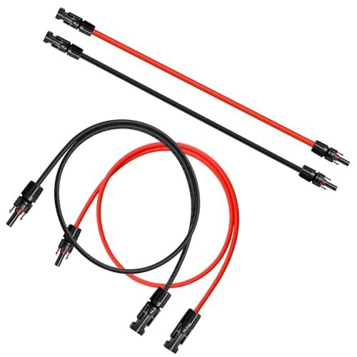 WBGADAM MC4 ケーブル 8 m 6sq 太陽光パネル 10awg ソーラーパネル ケーブル 発電設備 両端加工 2本/組 7,084円