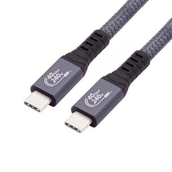 CYケーブル USB4 USB-C 240W Type-C オス-オスケーブル 48V 5A USB4.0 40Gbps 8K 100Wに対応 ノートパソコン/タブレット/スマートフォン用の通販は 4,891円
