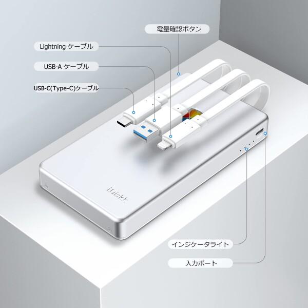 iDiskk iPhone 外付けハードドライブ 4TB 2.5インチ外部hdd ディスク フラッシュメモリiPhone/iPad/MacBook/PC/Android(USB-C)デバイスと高互換性ありプラグ&amp;プレイ ワンクリック自動バックアップ 容量不_5