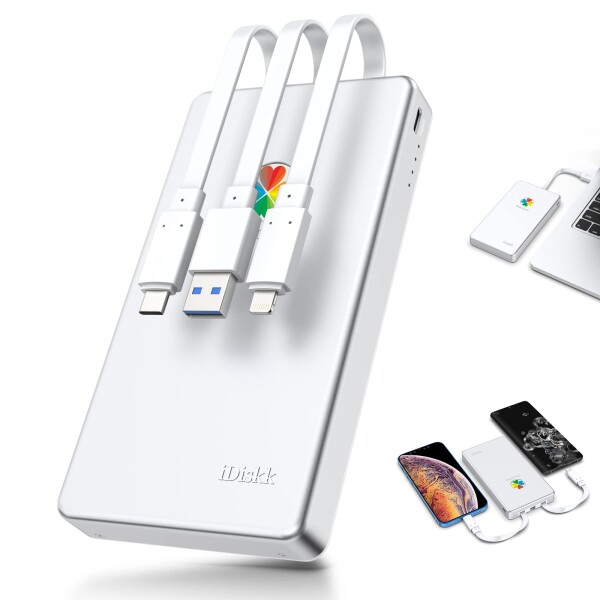 iDiskk iPhone 外付けハードドライブ 4TB 2.5インチ外部hdd ディスク フラッシュメモリiPhone/iPad/MacBook/PC/Android(USB-C)デバイスと高互換性ありプラグ&amp;プレイ ワンクリック自動バックアップ 容量不_7