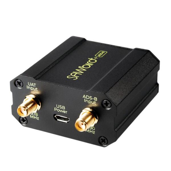 Nooelec SAWbird+ ADS-B:プレミアム、デュアルチャンネル、カスケード超低ノイズアンプ(LNA)&飛行機追跡アプリケーション用フィルターモジュール1090MHz(ADSB)および978MHz(UAT)センター周波数