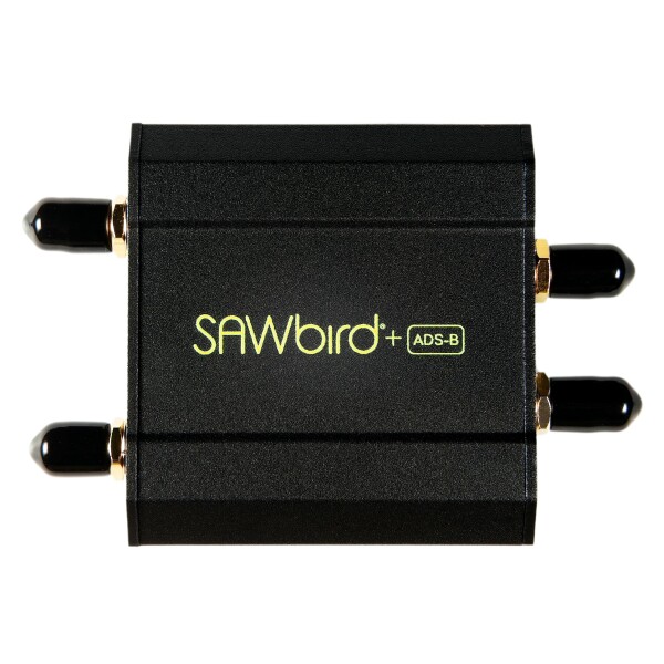 Nooelec SAWbird+ ADS-B:プレミアム、デュアルチャンネル、カスケード超低ノイズアンプ(LNA)&飛行機追跡アプリケーション用フィルターモジュール1090MHz(ADSB)および978MHz(UAT)センター周波数_1