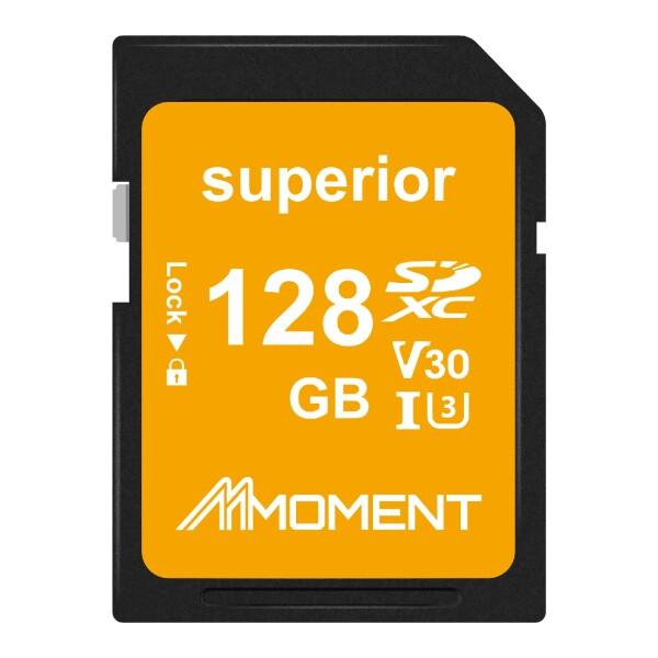 MMOMENT SDカード 128GB メモリーカード 4K動画対応 / デジタルカメラ/一眼レフ / V30 / Class10 / UHS-I / U3