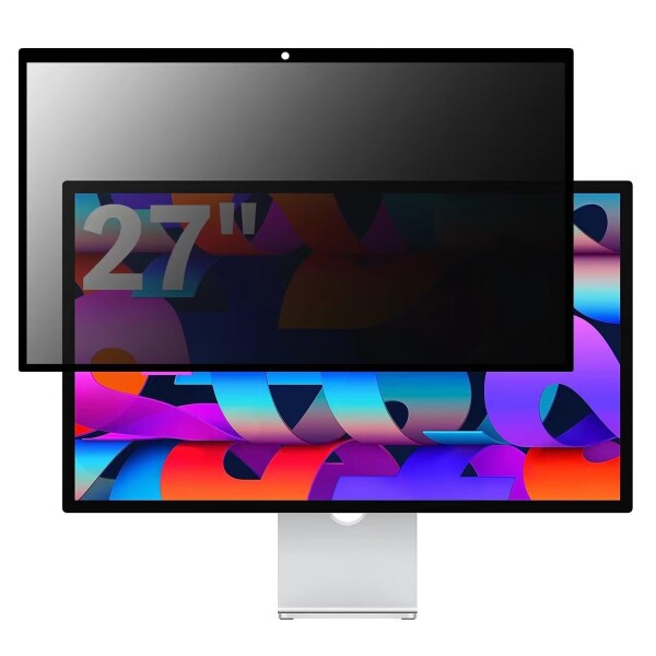 iMac 27インチ 用の 粘着式 プライバシーフィルター 覗き見防止フィルター ブルーライトカット パソコン PC モニター 液晶保護フィルム 反射防止 着脱式 着脱簡単の通販は