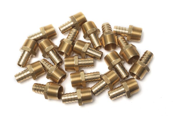 LTWFITTING ホースニップル ホース継手 おネジ R(PT)3/4 ホース内径16mm (25個入)の通販は