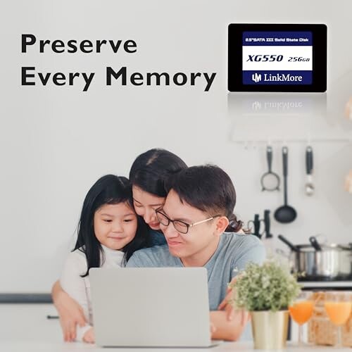 LinkMore XG550 256GB 2.5インチ 内蔵SSD SATAIII 6Gb/s (読込最大500MB/s)の通販は