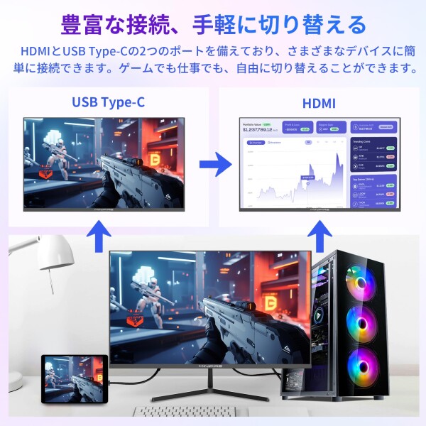 MINIFIRE 27インチ IPSモニター 120Hz Amazon.co.jp: Minifire 27インチ ゲーミングモニター WQHD