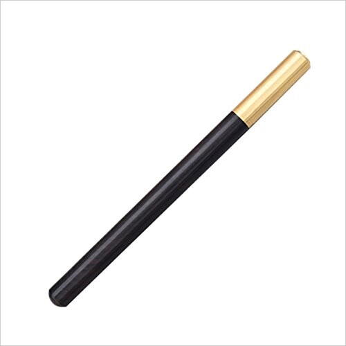 銘木 ゲルインク ボールペン 黒檀 ブラス KS-EB-BRS