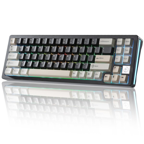 YUNZII AL71 68% ゲーミングキーボード フルアルミCNC ホットスワップ