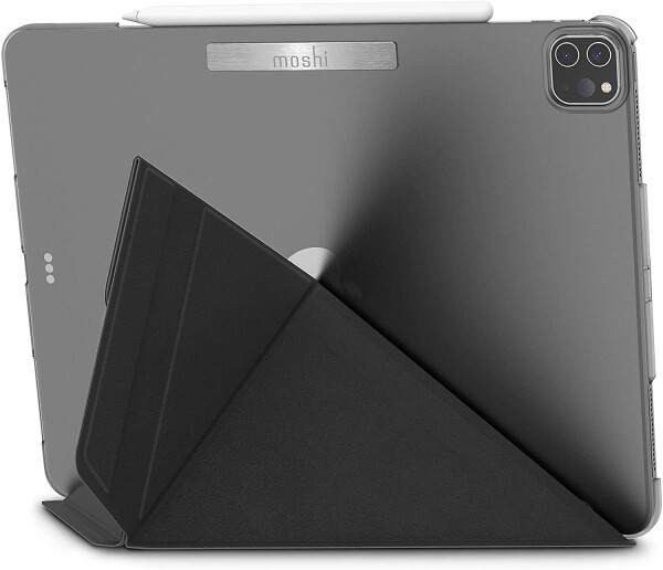 moshi VersaCover for iPad折り紙をヒントに開発 縦置き横置きタイピング用置きの3種類が可能なマルチスタンドケース 内蔵マグネットでホワイトボードや冷蔵庫に貼り付け可能 製品登録で10年の通販は