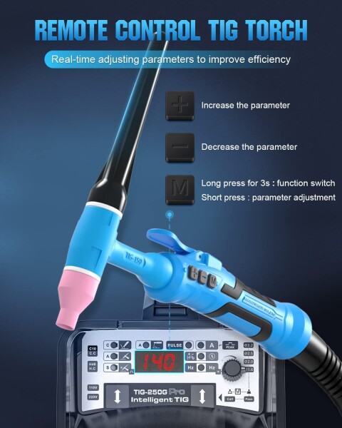 ANDELI 100V/200V 160A TIG溶接機 TIG/アーク溶接/COLD/CLEAN/パルス