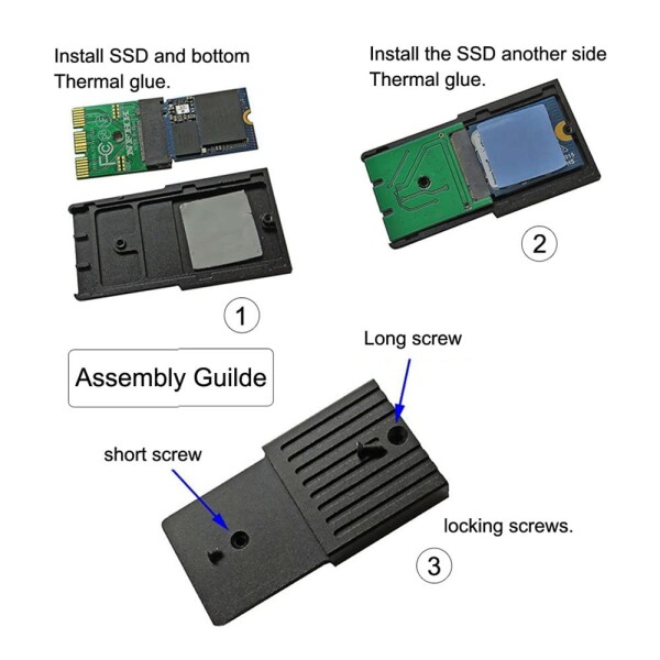 xiwai CF-Express Type-B to M.2 NVMe 2230 M-Keyアダプター CFE XBOXシリーズ X&amp;S CH SN530 SSD PCIe4.0拡張メモリーカード用_5