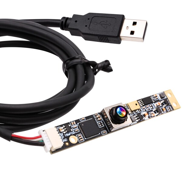ELP 1600万画素USBオートフォーカスカメラ マイク付き コンピューター用 ミニ UVC USB2.0Webカメラ広角マイクロセキュリティWebかめら ウェブカメラボード100度歪みなしレンズビデオカメラ授