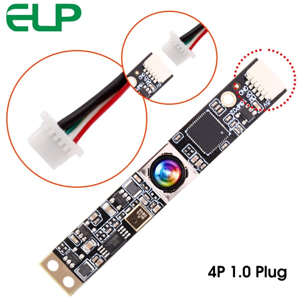 ELP 1600万画素USBオートフォーカスカメラ マイク付き コンピューター用 ミニ UVC USB2.0Webカメラ広角マイクロセキュリティWebかめら ウェブカメラボード100度歪みなしレンズビデオカメラ授_2