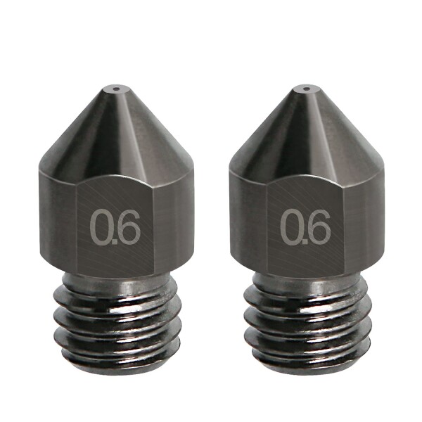 Aopin M6 1.75mm押出機ノズル3Dプリンター0.6mm / 0.024