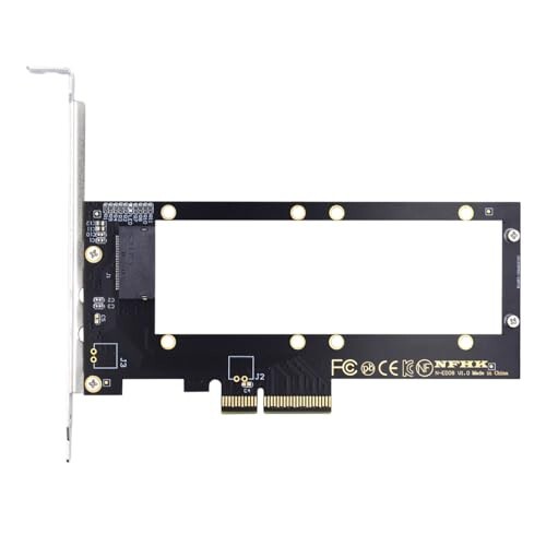 xiwai PCI-E 4.0 4X ホストコンバーター EDSFF GEN-Z NVMe ルーラー 1U E1.S 9.5mm 15mm 25mm 厚さ ショート SSD ヒートシンク付き PM9A3 PM9D3 P5801X キャリアアダプター, SF-036-PM-XYの通販は