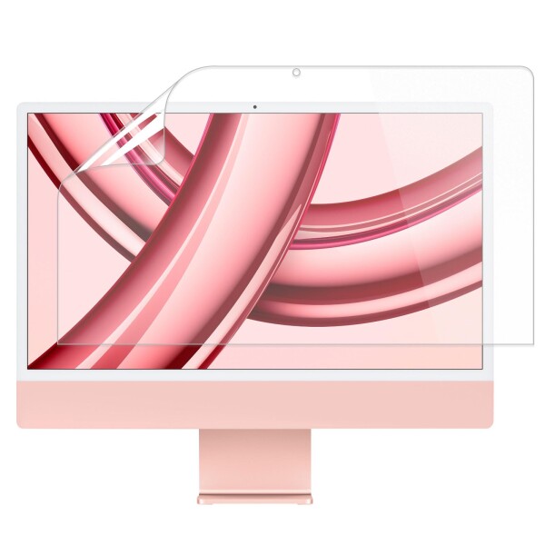 iMac 24 インチ (2024年 M4 /2023年 M3 / 2021年モデル) 対応 フィルム ブルーライトカット 保護フィルム 反射低減 アンチグレア 抗菌 「PCフィルター専門工房」