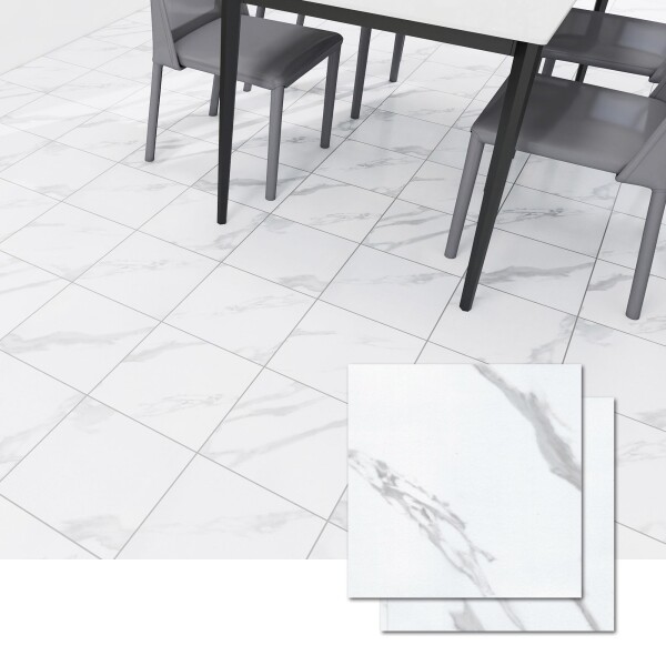 クッション フロア タイル 床 シート 置くだけ 配送込み 大理石トレイ 浴び室 床 張り替え 貼るだけ 防水 防汚 diy リメイクシート (型番号0015)の通販は 8,229円