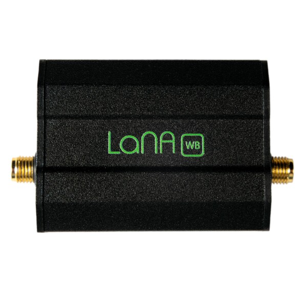 Nooelec LaNA WB - エンクロージャとアクセサリを備えた RF およびソフトウェア無線 (SDR) 用の超低ノイズ アンプ (LNA) モジュール。 BiasTee および USB 電源オプションを備えた広帯域 300MHz 〜 8000