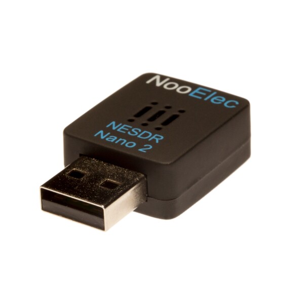 NESDR Nano 2-MCXアンテナを備えた小さな黒いRTL-SDR USBセット（RTL2832U + R820T2）。 ソフトウェア無線、DVB-TおよびADS-B互換、ESDセーフ_1