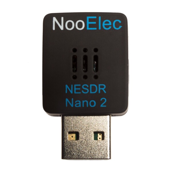NESDR Nano 2-MCXアンテナを備えた小さな黒いRTL-SDR USBセット（RTL2832U + R820T2）。 ソフトウェア無線、DVB-TおよびADS-B互換、ESDセーフ_2