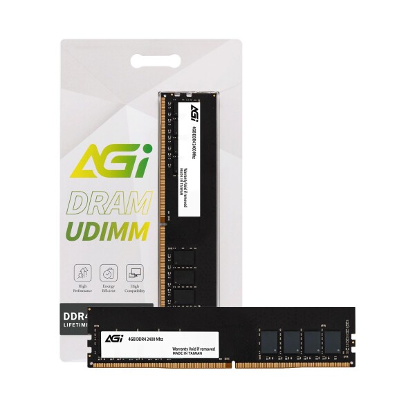 AGI UD138 デスクトップPC用 メモリ DDR4 2400Mhz 4GB U-DIMM 288-pin 電圧1.2V CL17