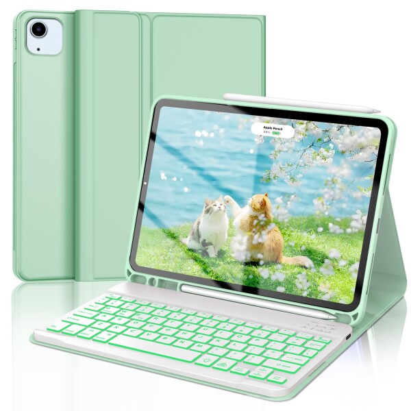 最新型 7色バックライト iPad Air5 キーボード付きケース iPad Air4 ケースキーボード iPad Pro 11 第4世代/ : [2025年最新型] 7色バックライト iPad Air 11インチ（M2 M3 2025）キーボードケース i-Pad  Air 第5世代 キーボード i-Pad Air 第4世代ケース キーボード付き 10.9インチ iPad pro11 第4&frasl;3&frasl;2&frasl;1世代