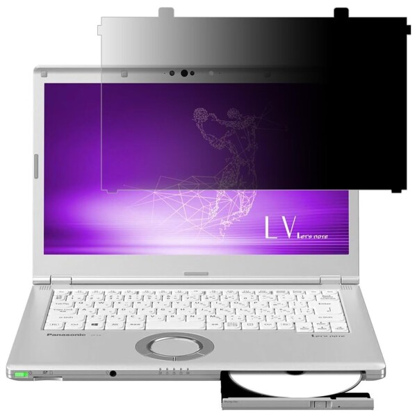 GFCFILM パナソニック レッツノート CF-LVシリーズ (個人・法人向け)対応 覗き見防止フィルム プライバシーフィルター はめ込み型 ブルーライトカット 反射防止 ノートブック のぞき見防止の通販は 5,530円