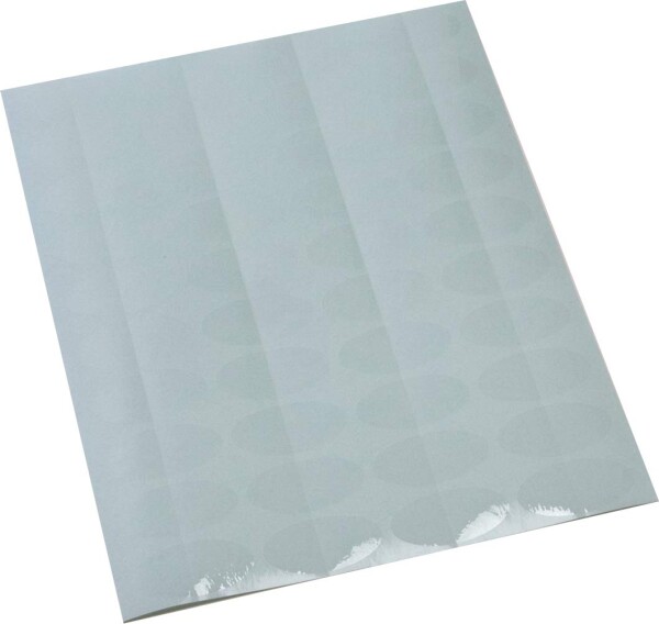 封印シール（大）透明 楕円 4×2cm 4,000枚 業務用封印シール スリッター付き