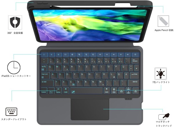 iPad Air 第4世代マジックキーボード、 Apple Pencil付き iPad Air 第4