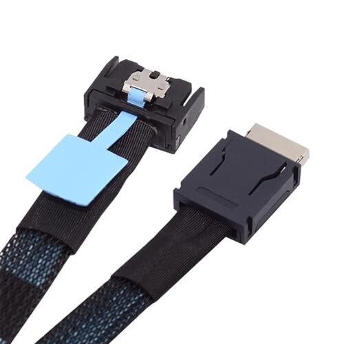 NFHK PCI-E 5.0 Mini Cool Edge IO MCIO PCI-E 4i 38ピン オス - SFF-8611 Oculink 4X エクステンダーケーブル 50cmの通販は