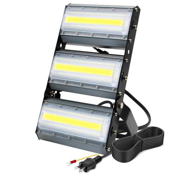 RenHope LED投光器 LED作業灯 150W 2000W相当 COBチップ 21000LM 240度 看板灯 街路灯 駐車場灯 昼光色 IP67防水 アース付き コンセント式 適格請求書(インボイス)発行可の通販は