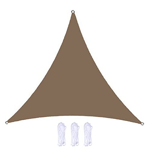 サンシェード 三角形 日よけ シェード 目隠し 日除け UVカット 紫外線 遮光 雨よけ 撥水加工 大きいサイズ 大型 防水 省エネ 節約 たてす よしず 洋風 タープ サンシェード おしゃれ 夏 庭の通販は 4,771円
