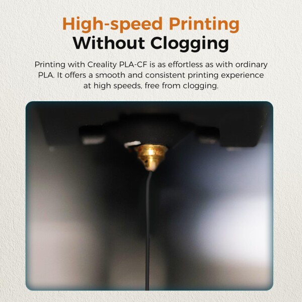 Creality Hyper PLA-CF(PLA 炭素繊維) フィラメント 1.75mm、高速印刷用マット仕上げの 3D プリンター フィラメント、耐久性と強力な靭性寸法精度 +/-0.02mm (紫) フィラメント