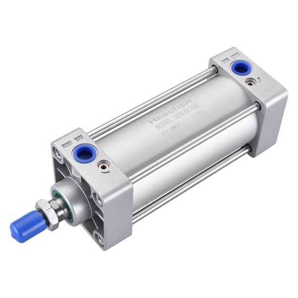 Heschen 空気圧標準シリンダー SC 63-100 PT3/8インチ ポート 63mm ボア 100mm ストローク 複動式