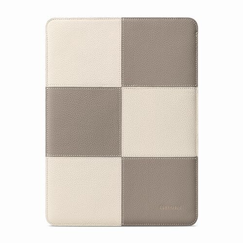 Comfyable ラップトップスリーブ 13インチ MacBook Pro M2 2022 M1 2020-2016 & Mac Air M3 2024 A3113 M2 2022 M1 2020 と正確な互換性, 旧バージョンのMBA/MBPには適合しません, 本革保護ケースカバー,クリーム&グの通販は 6,752円