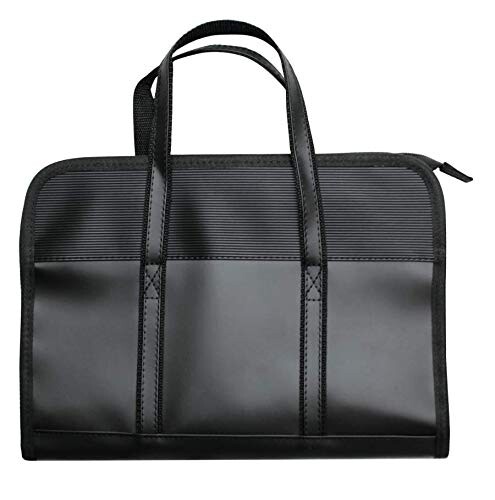 一仙堂 書道セット かばん付き 11点セット 黒 届いてすぐ使える 書道かばん 書道ケース 文鎮 セラミック硯 水差し 筆巻 大筆 子筆 毛氈 半紙 墨液